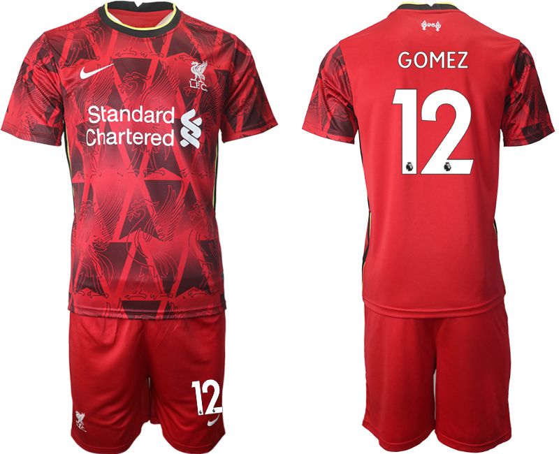 Men 2021-2022 Club Liverpool home red #12 Nike Soccer Jersey->croatia jersey->Soccer Country Jersey